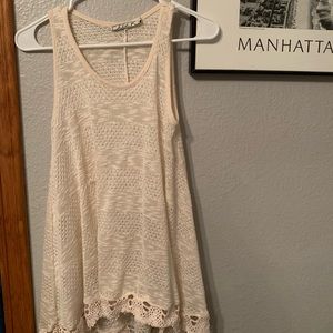 Lace coverup/shirt